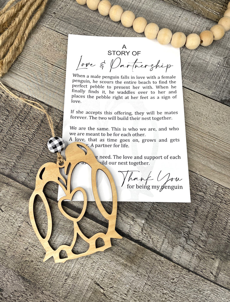 Penguins - Love & Partnership - Story Ornaments