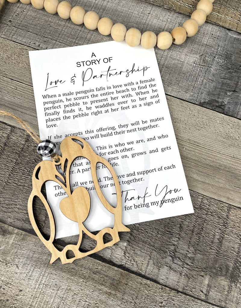 Penguins - Love & Partnership - Story Ornaments