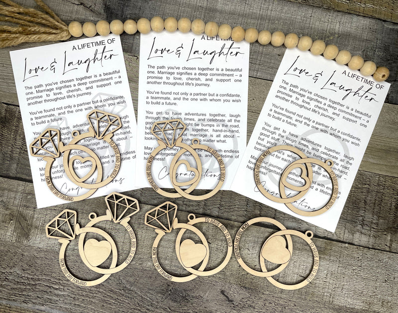 Rings - Love & Laughter - Story Ornaments